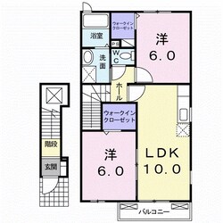 プリンセッサAの物件間取画像